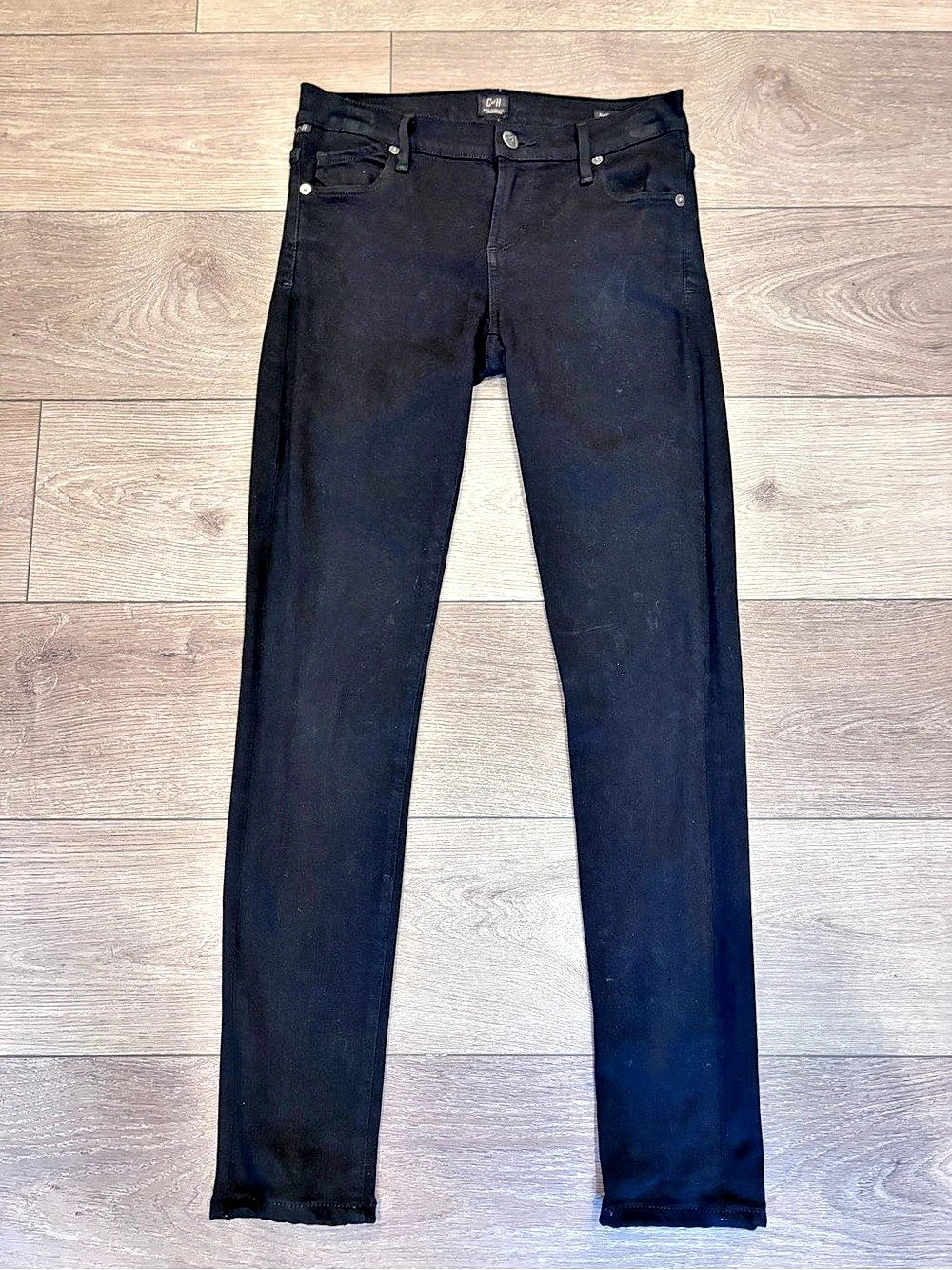Citizens of Humanity Avedon Skinny Jeans in Black Size 26
